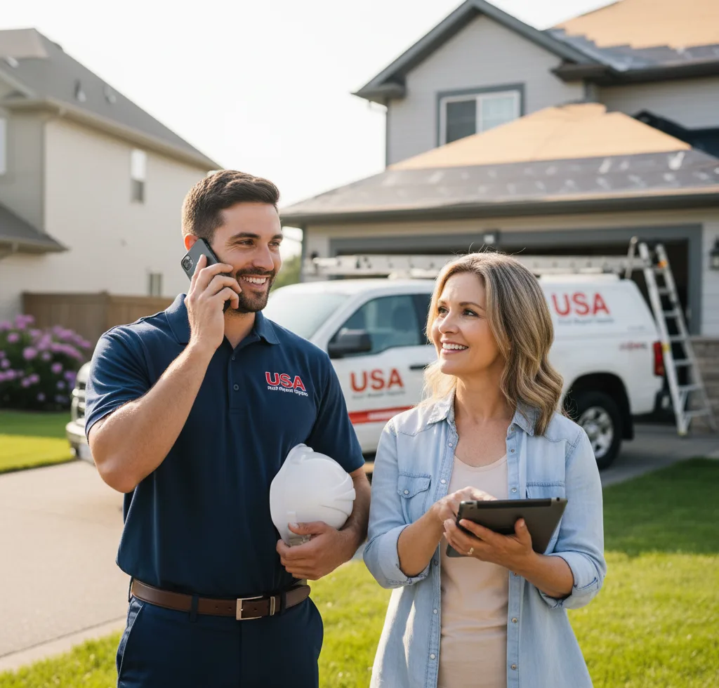 USA Roof Repair Experts customer support in Thomaston